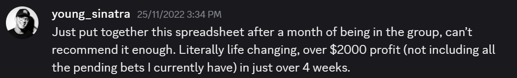 Verified DegenToPro member profit — posted in Discord