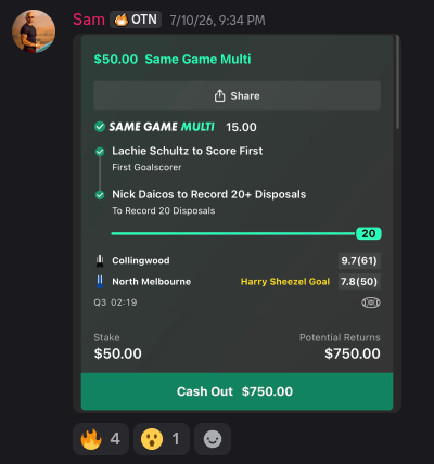 Member win posted in the DegenToPro Discord